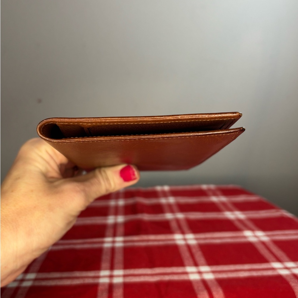 Coach Y2K Brown Glovetanned Leather Long Wallet NWOT - Picture 8 of 10
